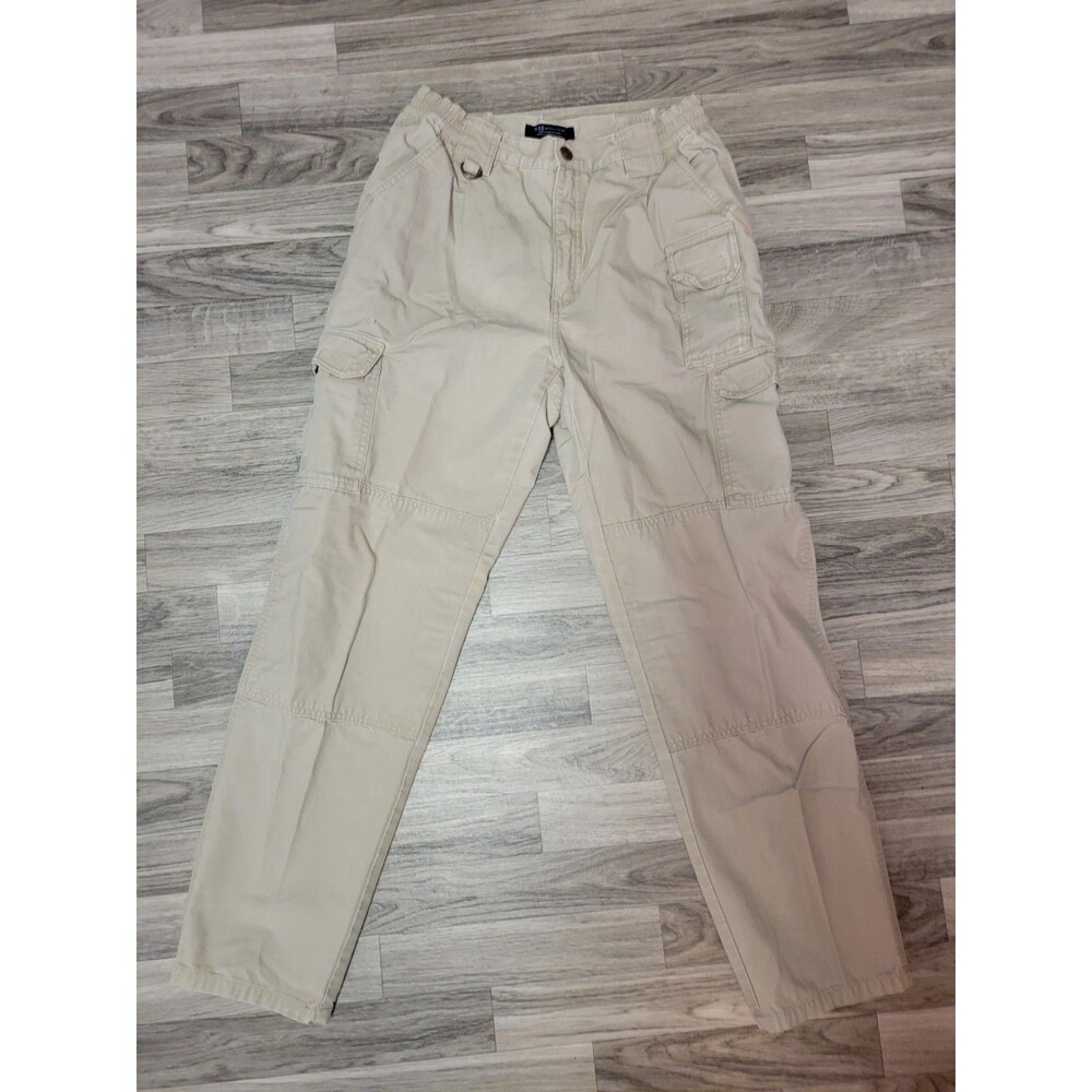 2 Prs 5.11 Tactical Cargo Pants Women's Size 8 Reg Tan Khaki Utility 31" Inseam